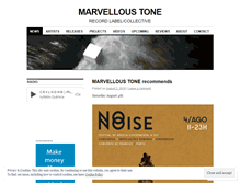 Tablet Screenshot of marvelloustone.wordpress.com