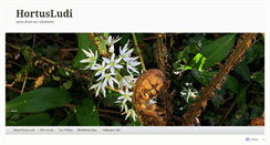 Desktop Screenshot of hortusludi.wordpress.com