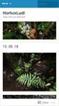 Mobile Screenshot of hortusludi.wordpress.com