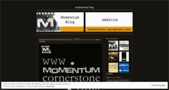 Desktop Screenshot of momentumcc.wordpress.com
