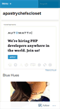 Mobile Screenshot of apastrychefscloset.wordpress.com