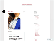 Tablet Screenshot of apastrychefscloset.wordpress.com