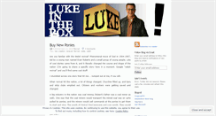 Desktop Screenshot of lukeinthebox.wordpress.com