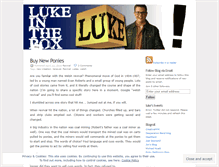 Tablet Screenshot of lukeinthebox.wordpress.com