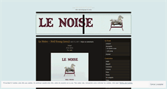 Desktop Screenshot of lenoise.wordpress.com