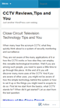 Mobile Screenshot of cctvtipsandyou.wordpress.com