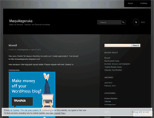 Tablet Screenshot of maquillageruka.wordpress.com