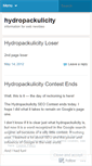 Mobile Screenshot of hydropackulicity.wordpress.com