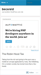 Mobile Screenshot of becsreid.wordpress.com