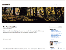 Tablet Screenshot of becsreid.wordpress.com