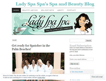 Tablet Screenshot of ladyspaspa.wordpress.com
