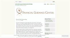 Desktop Screenshot of financialguidancecenter.wordpress.com