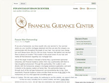 Tablet Screenshot of financialguidancecenter.wordpress.com