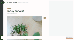 Desktop Screenshot of beyondwork.wordpress.com
