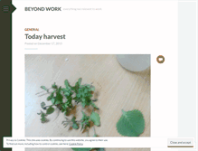 Tablet Screenshot of beyondwork.wordpress.com