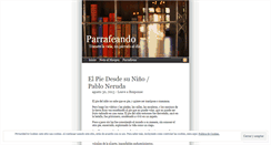 Desktop Screenshot of parrafeando.wordpress.com