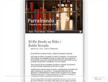 Tablet Screenshot of parrafeando.wordpress.com