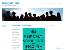 Tablet Screenshot of ibonobi.wordpress.com