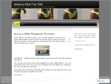 Tablet Screenshot of jessicaalba.wordpress.com