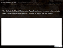Tablet Screenshot of cathedralimages.wordpress.com