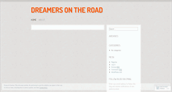 Desktop Screenshot of dreamersontheroad.wordpress.com