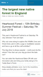 Mobile Screenshot of heartwoodforest.wordpress.com