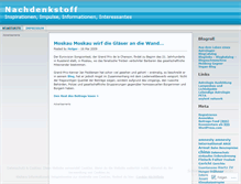 Tablet Screenshot of nachdenkstoff.wordpress.com