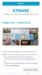 Mobile Screenshot of ktware.wordpress.com