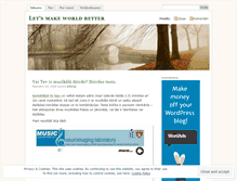 Tablet Screenshot of eiforija.wordpress.com