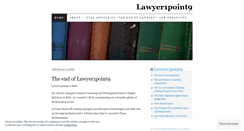 Desktop Screenshot of lawyer1point9.wordpress.com