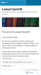Mobile Screenshot of lawyer1point9.wordpress.com