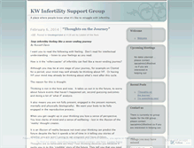 Tablet Screenshot of kwinfertilitysupport.wordpress.com