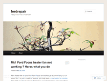 Tablet Screenshot of fordrepair.wordpress.com