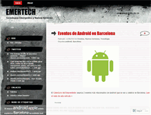 Tablet Screenshot of emertech.wordpress.com