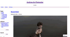 Desktop Screenshot of andreaduchatenier.wordpress.com