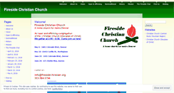 Desktop Screenshot of firesidechristian.wordpress.com