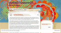 Desktop Screenshot of onehalfchinesewife.wordpress.com