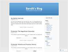 Tablet Screenshot of ljbandit.wordpress.com