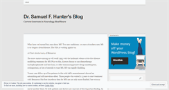 Desktop Screenshot of drsamhunter.wordpress.com