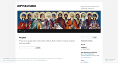 Desktop Screenshot of kiprianismul.wordpress.com