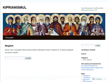 Tablet Screenshot of kiprianismul.wordpress.com