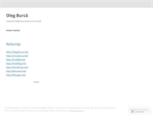 Tablet Screenshot of olegburca.wordpress.com