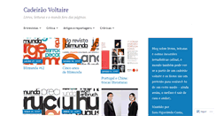 Desktop Screenshot of cadeiraovoltaire.wordpress.com