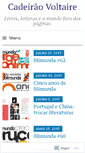 Mobile Screenshot of cadeiraovoltaire.wordpress.com