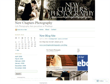Tablet Screenshot of newchaptersphotography.wordpress.com