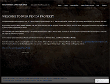 Tablet Screenshot of nusapenidalandforsale.wordpress.com