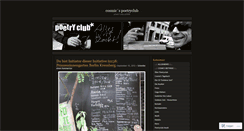 Desktop Screenshot of cosmicpoetryclub.wordpress.com