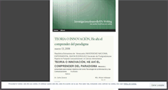 Desktop Screenshot of investigacionydesarrollo53.wordpress.com