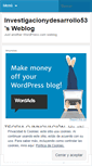 Mobile Screenshot of investigacionydesarrollo53.wordpress.com