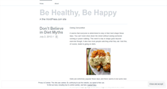 Desktop Screenshot of dietdemystication.wordpress.com